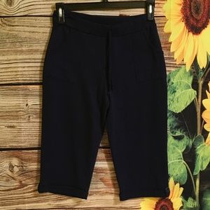 Fame 4 Fifteen Navy Capri Pants